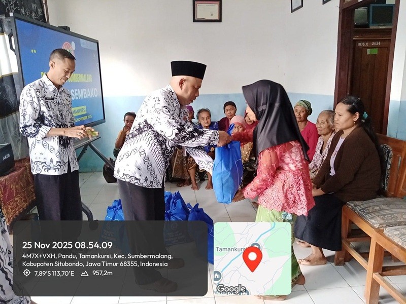 PGRI CABANG SUMBERMALANG BERBAGI SEMBAKO
