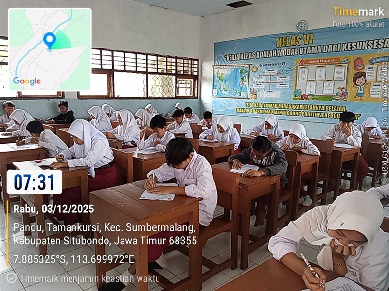 Sumatif Akhir Semester (SAS) ganjil tahun ajaran 2025–2026