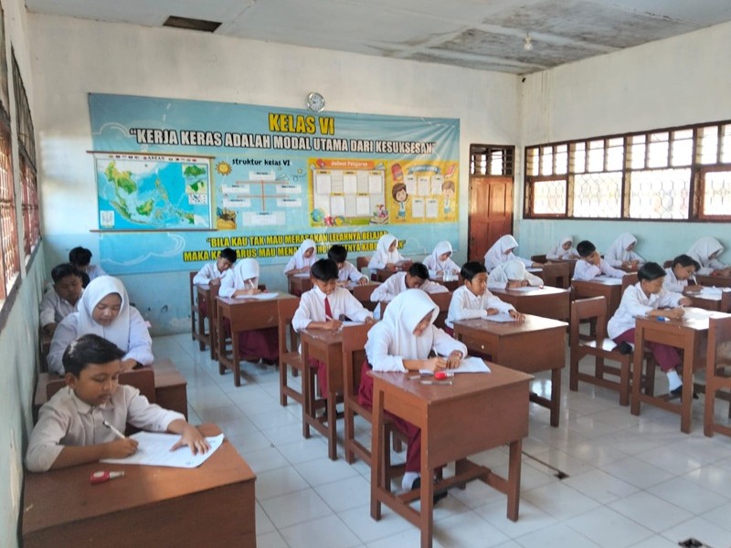 Ujian Akhir Semester Genap Kelas 6 SDN 1 Tamankursi